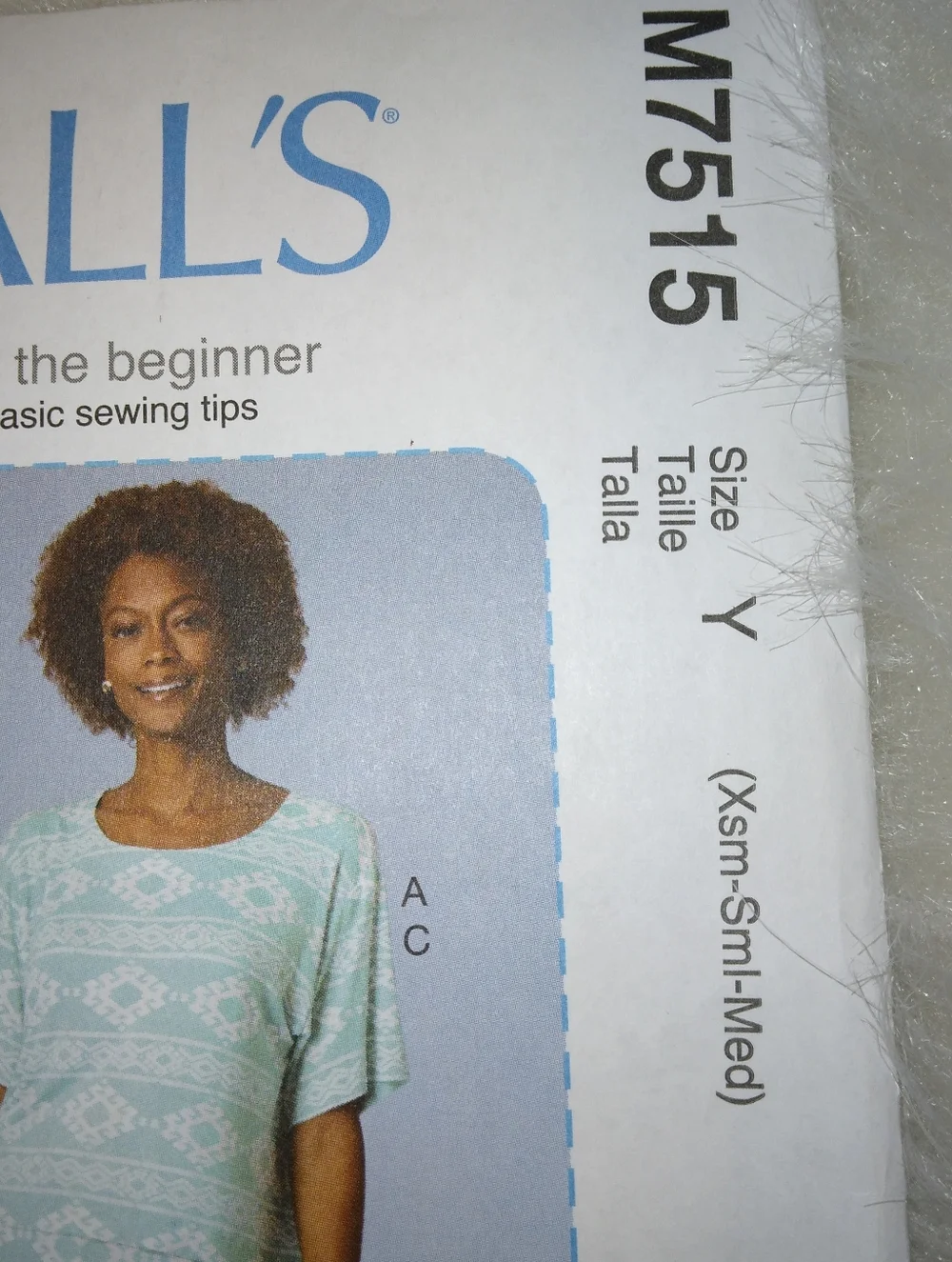 MCALL'S M7515 Sz XS-M Misses Shorts Pants Top Dress. Patterns Designef For Begin